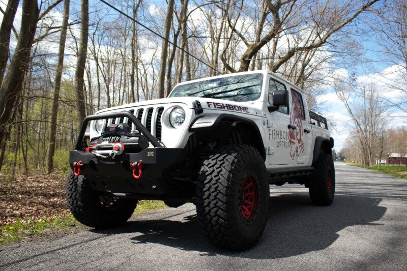 Fishbone Offroad 2018+ Jeep Wrangler JL/JLU/2020+ Gladiator JT  Alum Front Fender Flares  - Black Secondary image