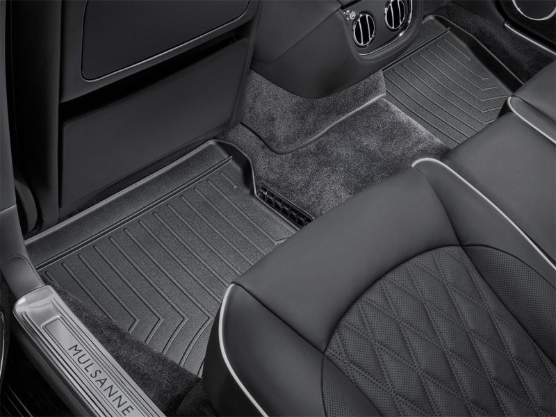 WeatherTech 11-18 Bentley Mulsanne Rear FloorLiner - Black Secondary image