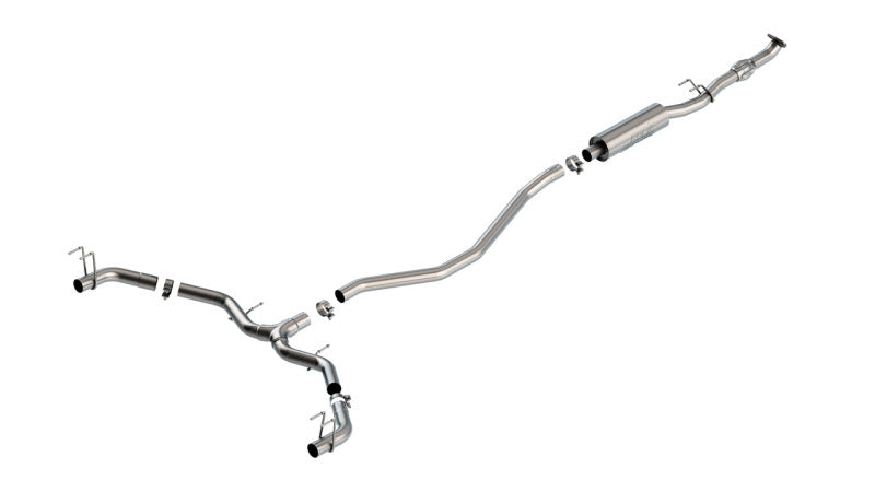 Borla 22-24 Honda Civic Sport Touring AT/MT ATAK Catback Exhaust (Reuse O.E. Tips / Valance) exhaust system image