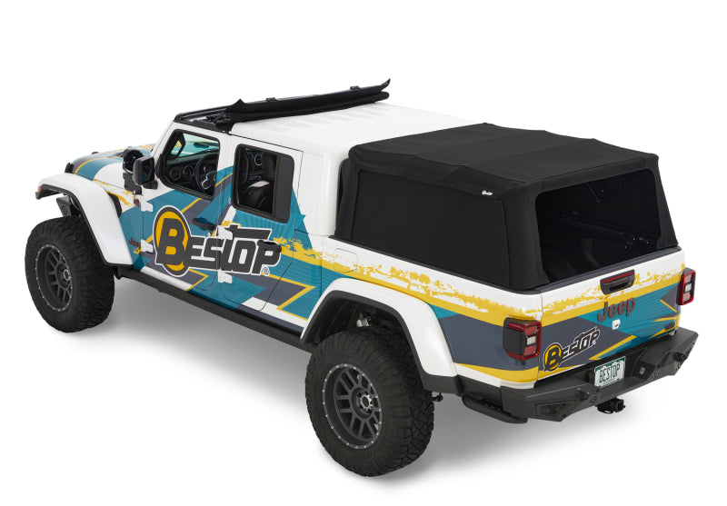 Bestop 20-26 Jeep Gladiator For 5 Ft. Bed Supertop For Truck 2 (Black Diamond) Secondary image