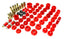 Energy Suspension 92-95 Honda Civic/CRX / 93-97 Honda Del Sol (including VTEC) Red Hyper-Flex Master components
