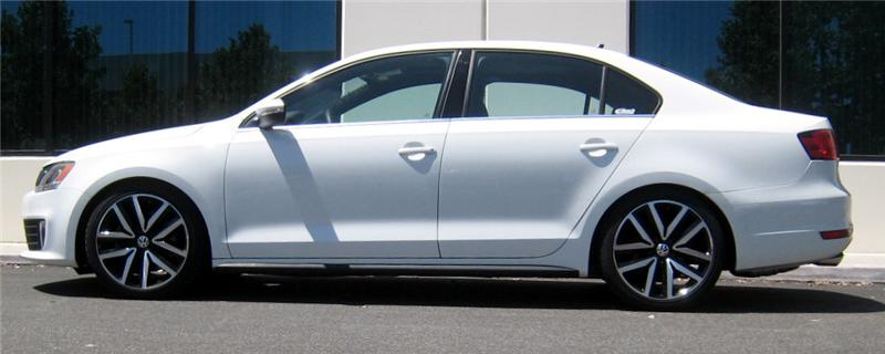 Eibach Pro-Kit for 10-13 Volkswagen GTI, 5K, 2.0 TFSI / 12-13 Jetta GLI, Sedan, 2.0L 4cyl Turbo side view