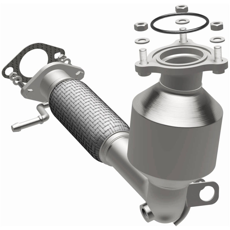 MagnaFlow 10-14 Chevy Equinox / GMC Terrain 2.4L Direct Fit Catalytic Converter with mounting hardware.