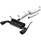MagnaFlow 2018+ Jeep Wrangler 3.6L 409 SS Dual Split Rear Exit Black Tips Cat-Back Exhaust components and parts