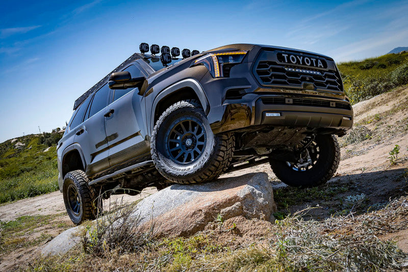 ICON 2022+ Toyota Tundra 2.5 Series VS RR CDCV Coilover Kit on offroad tires
