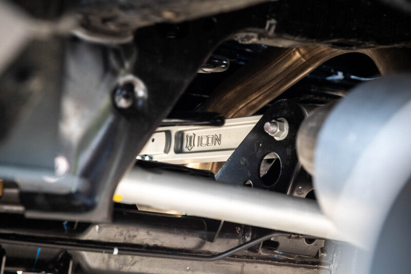ICON 2022+ Toyota Tundra Billet Rear Upper Link Kit installed