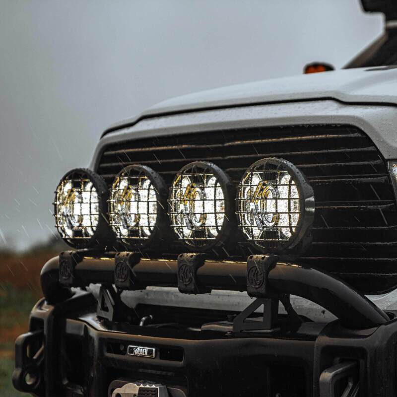 KC HiLiTES SlimLite 8in. LED Stone Guard - Black Secondary image