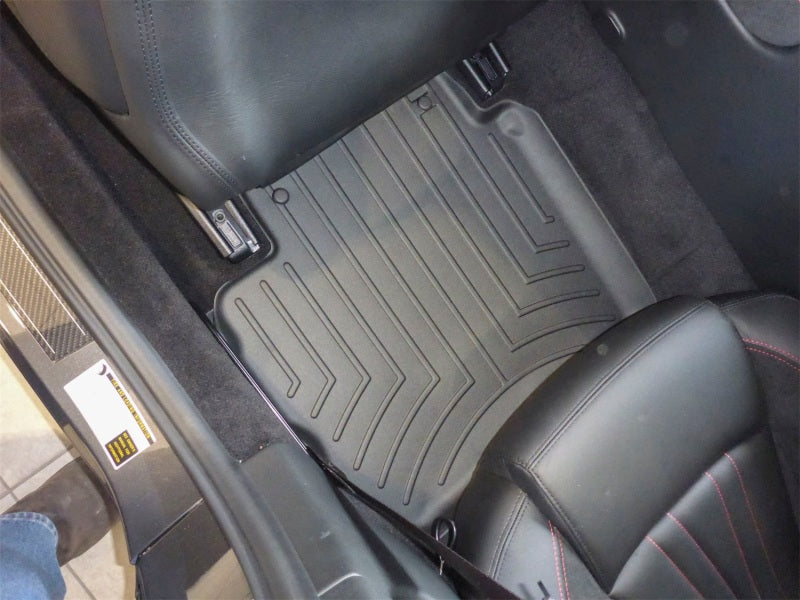WeatherTech 16-17 Maserati Gran Turismo Rear FloorLiner - Black Secondary image
