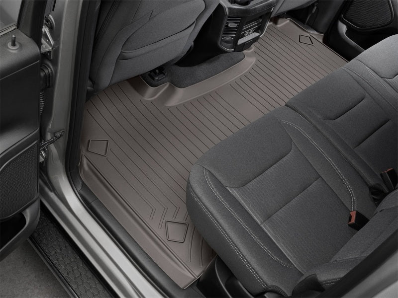 WeatherTech 2019+ Dodge Ram Rear FloorLiner - Cocoa (Fits Crew Cab w/No Underseat Storage Only) Secondary image