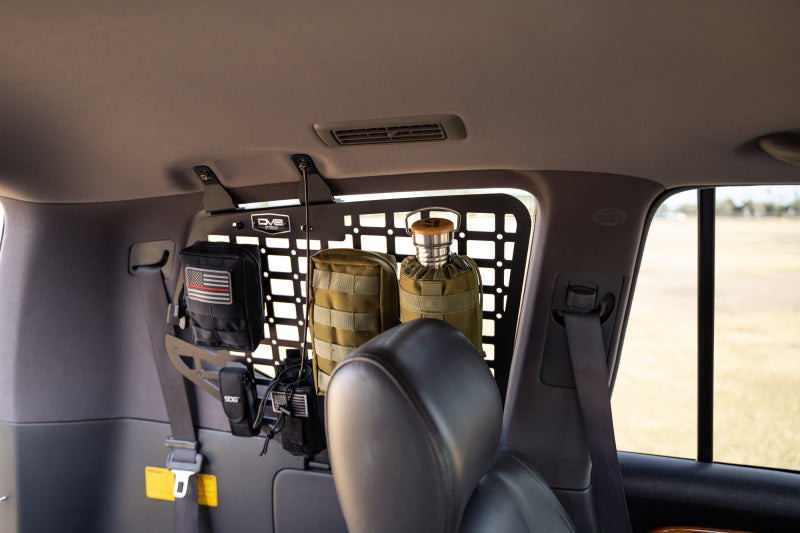 DV8 Offroad 03-09 Lexus GX 470 Rear Window Molle Storage Panels with gear
