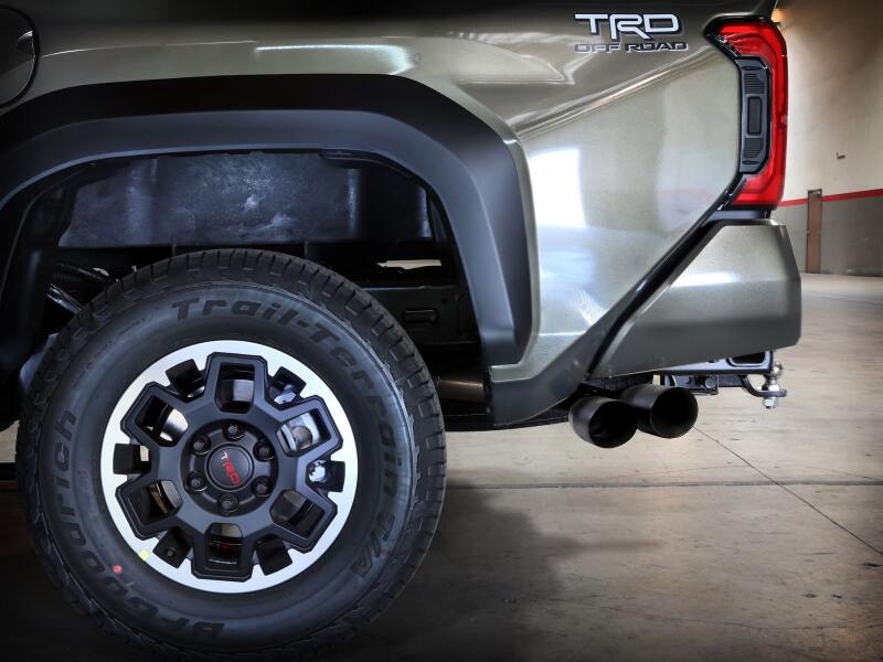 aFe 24-25 Toyota Tacoma L4-2.4L (t) Vulcan Series 2.5in to 3in Cat-Back w/ Black Tip Secondary image
