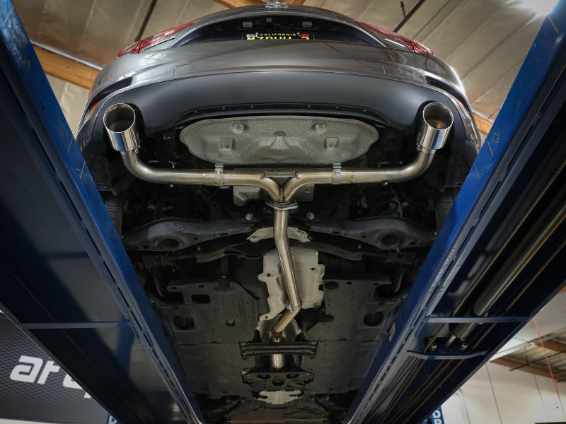 aFe Takeda 2-1/2in 304 SS Cat-Back Exhaust w/ Carbon Fiber Tips 14-18 Mazda 3 L4 2.0L/2.5L Secondary image