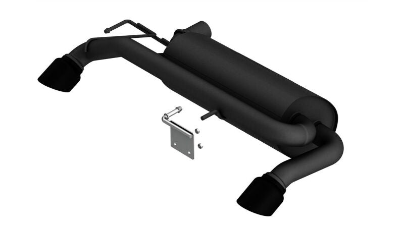 Borla 21-22 Ford Bronco 2.7L V6 4WD Touring Axle Back Exhaust w/ Black Coated Tips Main image