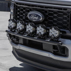 Baja Designs 23+ Ford Super Duty LP6 Bull Bar Light Kit w/ Upfitter mounted on truck