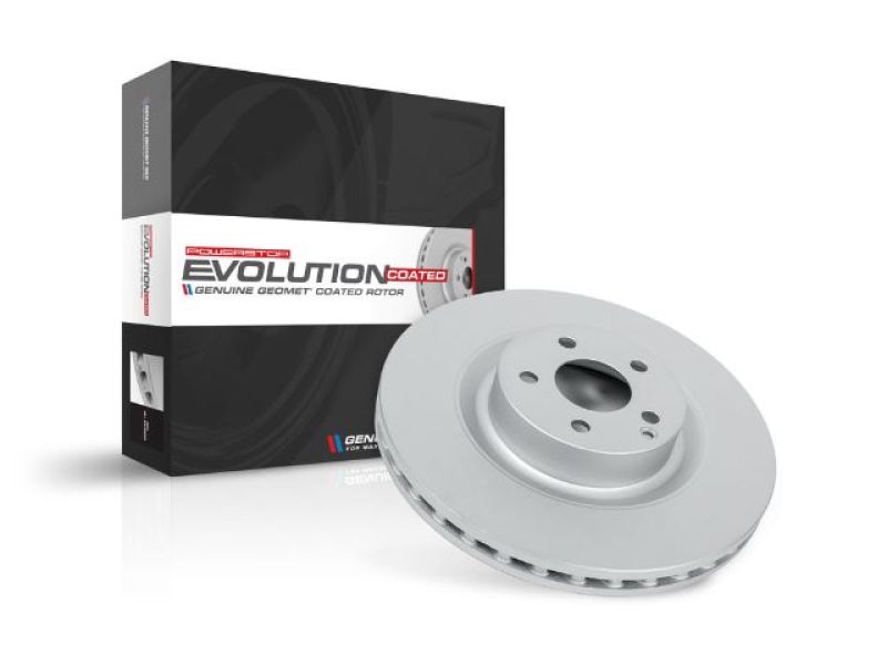Power Stop 90-00 Honda Civic Front Evolution Geomet Coated Rotor Secondary image
