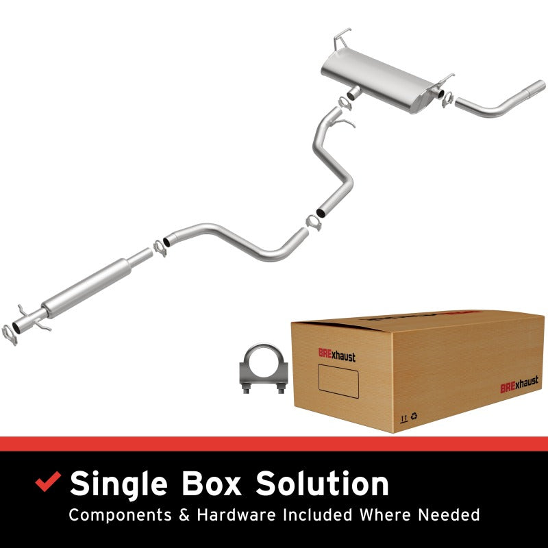 MagnaFlow BRE Exhaust Kit 08-12 Aura G6 Malibu 2.4L parts and box solution Main image