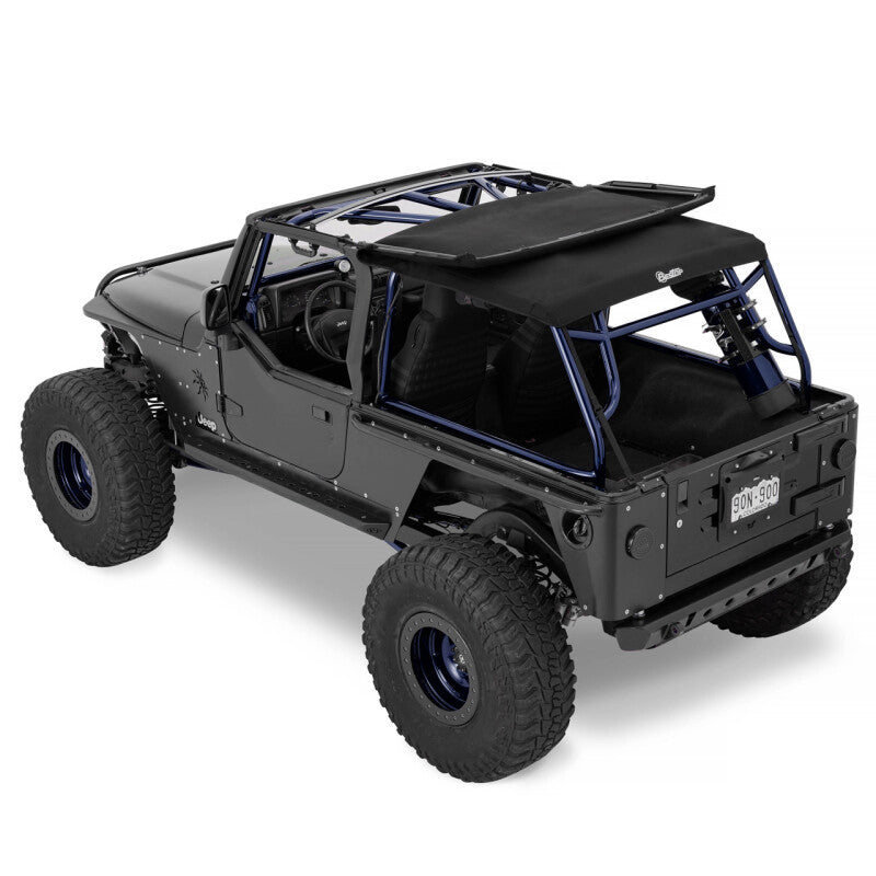 Bestop 04-06 Jeep Wrangler TJ Unlimited Trektop (Premium Black Twill) Secondary image