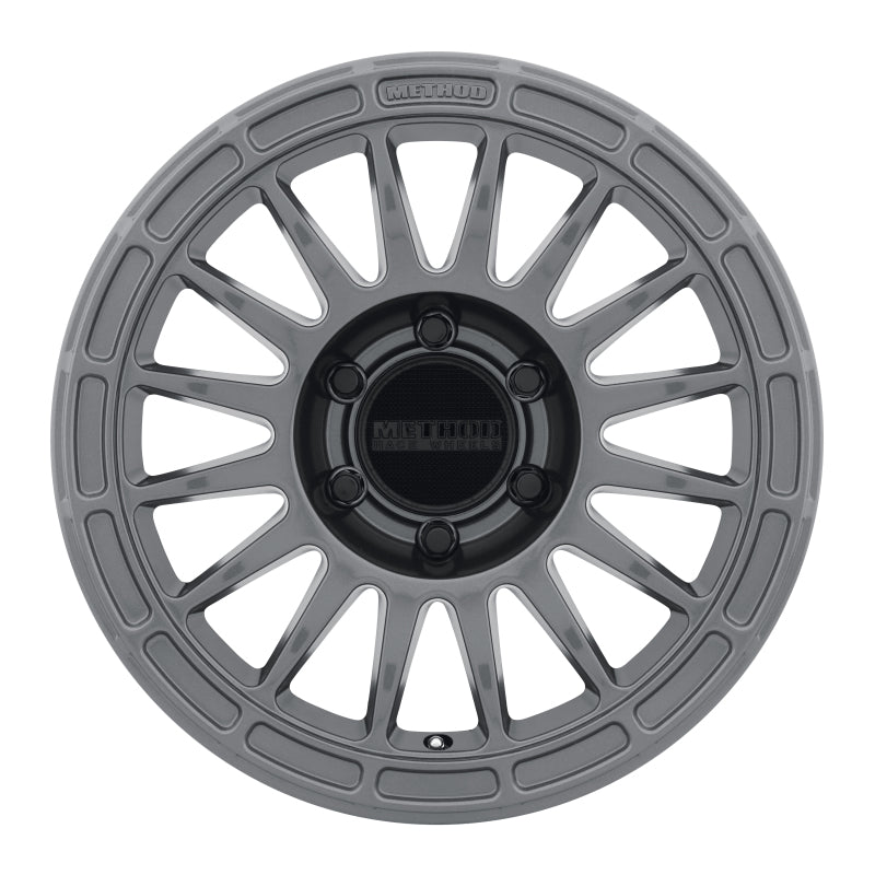 Method MR314 17x7.5 +25mm Offset 6x5.5 106.25mm CB Gloss Titanium Wheel Secondary image