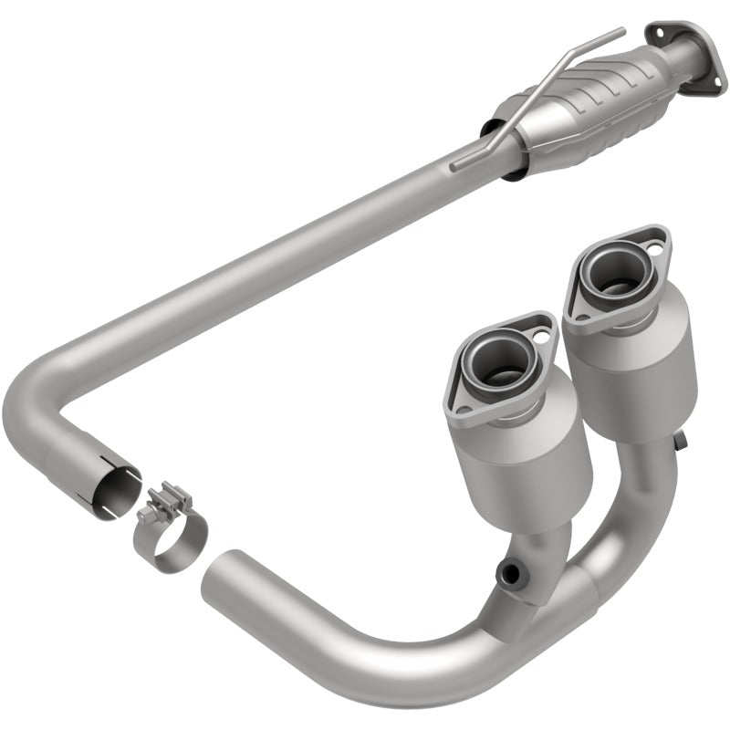 MagnaFlow Conv DF 04-06 Jeep Wrangler 4.0L catalytic converter and tubing