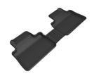 3D MAXpider 19-21 Audi E-Tron Kagu 2nd Row Floormats - Black in black