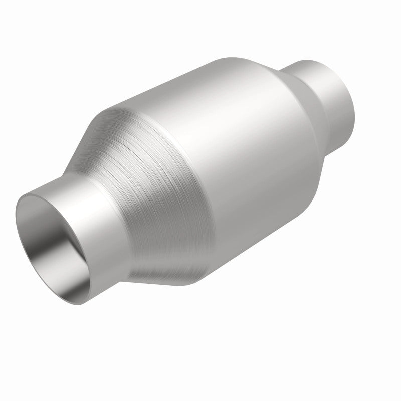 MagnaFlow Conv Univ 2.25in Inlet/Outlet Center/Center Round for offroad performance upgrades