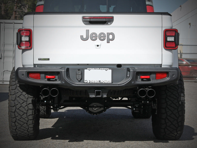 aFe Vulcan Series 3in 304SS DPF-Back 21 Jeep Gladiator V6-3.0L (td) Dual Black Tip Secondary image