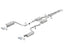 Borla 15-16 Dodge Challenger R/T 5.7L Dual Rectangle Angle Cut Dual Split Rear Exit S-Type Exhaust system parts
