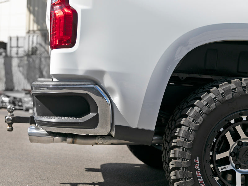 aFe Vulcan Series 3in-2-1/2in 304 SS Cat-Back 2019 GM Silverado 1500 V8-5.3L w/ Polished Tips Secondary image