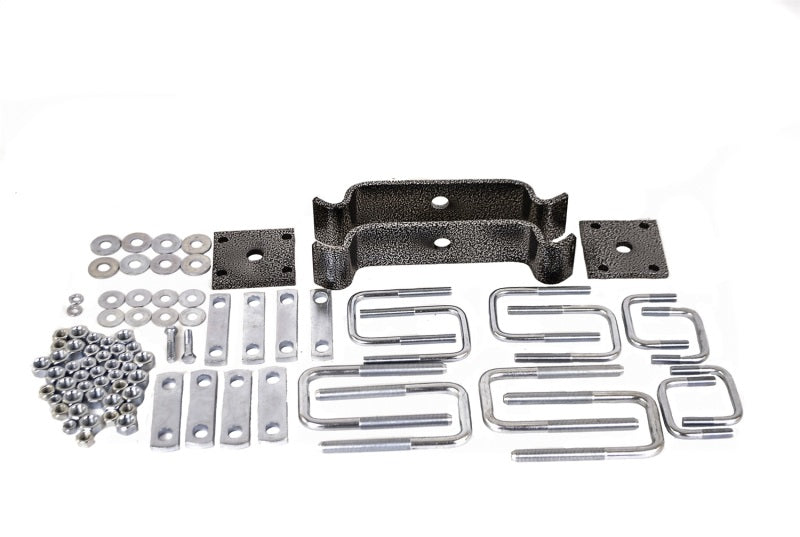 Hellwig 07-10 Ford F-250 SD Hardware Kit for Load Pro Multi Leaf 2500lb/3500lb Helper Springs components for offroad performance upgrades