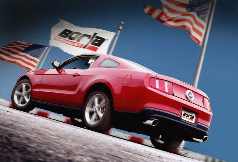 Borla 2010 Mustang GT 4.6L S-type Exhaust (rear section only) on race track