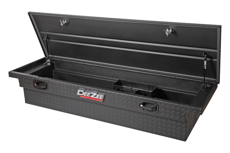 Deezee Universal Tool Box - Red Crossover - Single Lid Black BT Pull Handle (Low/Txt Blk) for offroad truck accessories online.