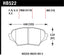Hawk 2006-2006 Mazda MX-5 Miata Club Spec HPS 5.0 Front Brake Pads dimensions diagram