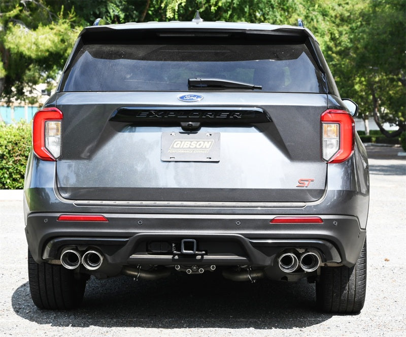 Gibson 20-21 Ford Explorer ST / Lincoln Aviator 3.0L 2.25in Axle-Back Dual Exhaust - Stainless Secondary image