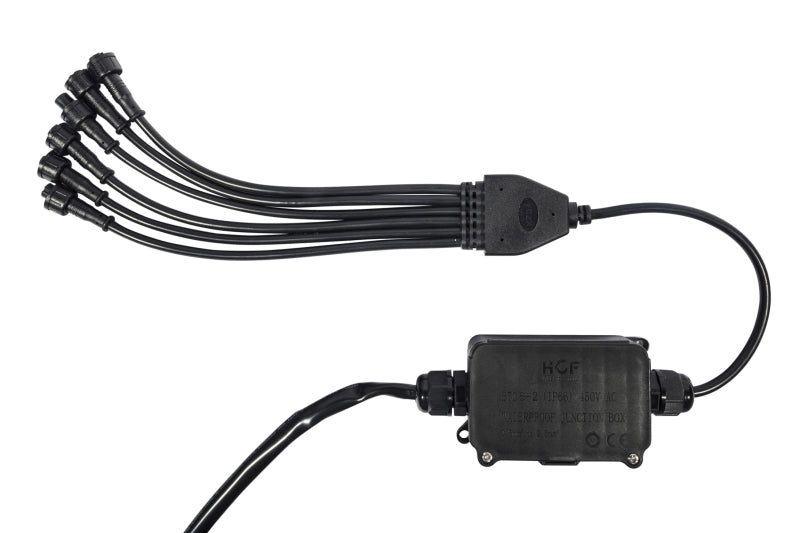 KC HiLiTES C-Series RGB LED Rock Light Kit (Incl. Wiring) - Set of 6 wiring harness and connectors