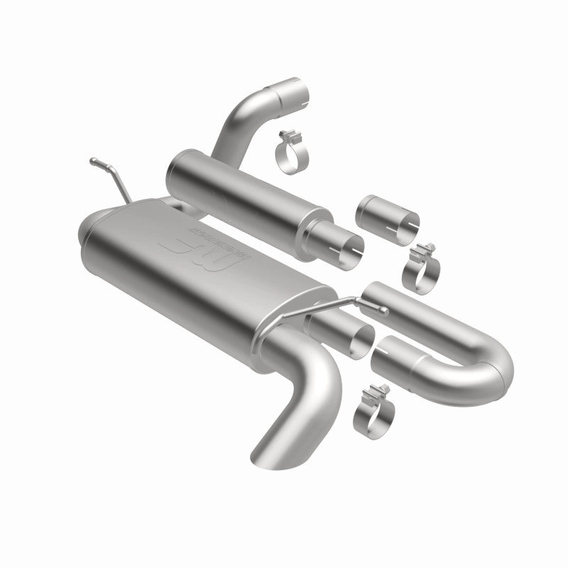 MagnaFlow 18-23 Jeep Wrangler JL 2.0L/3.6L Overland Series Axle-Back Exhaust components