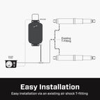 Air Lift 160 PSI Air Shock Controller installation diagram