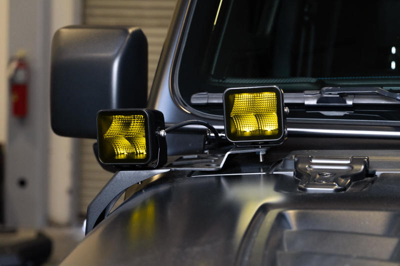 DV8 Offroad 3in Elite Series LED Amber Pod Light Secondary image