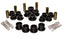 Energy Suspension 04-07 Mazda RX8 Black Rear Lateral/Trailing Arm Bushings for offroad performance upgrades.