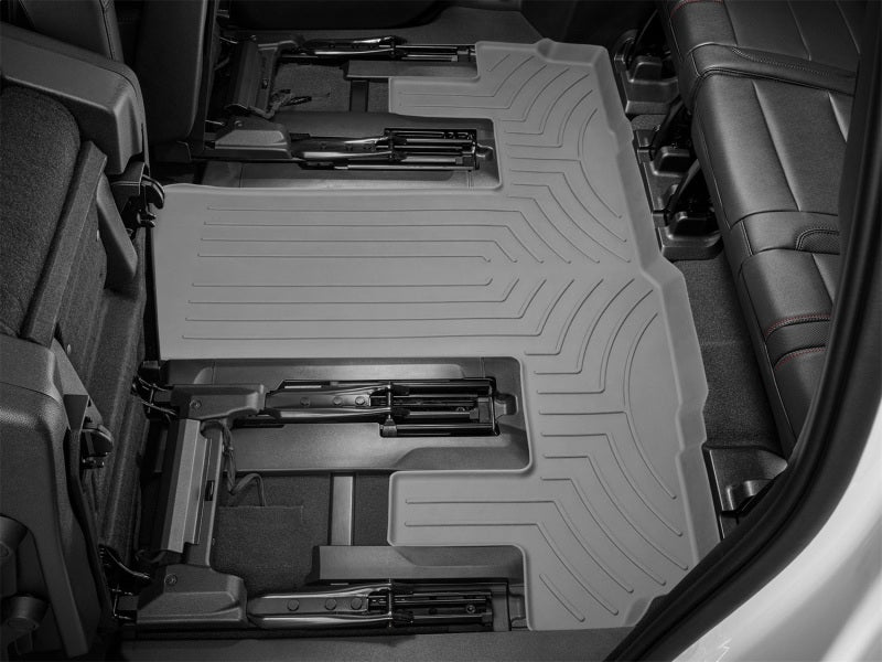 WeatherTech 2021+ Chevrolet Suburban Rear FloorLiner HP - Grey Secondary image