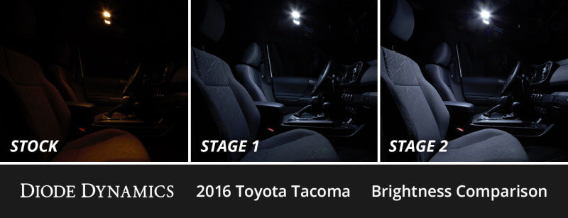Diode Dynamics 16-23 Toyota Tacoma Interior LED Kit Cool White Stage 2 Secondary image