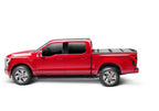BAK 21-22 Ford F-150 (Incl. 2022 Lightning) BAKFlip MX4 5.7ft Bed Cover - Matte Finish on a red truck