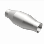 MagnaFlow Conv Univ 4 C/C 3.5 Perf Spun, stainless steel catalytic converter for offroad performance upgrades.