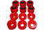 Energy Suspension 08-16 Ford F-250/F-350/F-450/F-550 Super Duty STD/Super Cab Red Body Mount Set for offroad performance upgrades