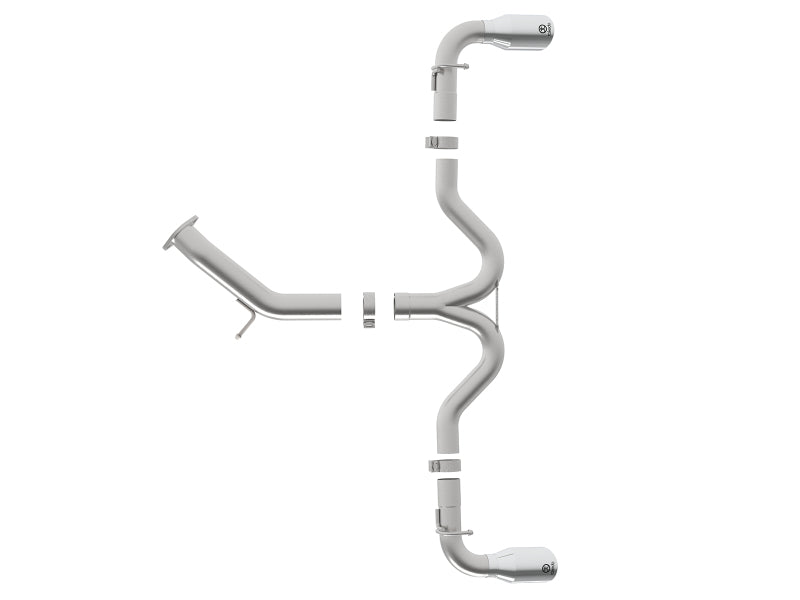 aFe Takeda 3in-2.5in SS Axle-Back Exhaust w/Polished Tips 2018 Hyundai Elantra GT Sport I4-1.6L(t) Secondary image