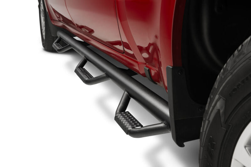N-Fab Nerf Step 02-08 Dodge Ram 1500/2500/3500 Quad Cab 6.4ft Bed - Tex. Black - Bed Access - 3in Secondary image