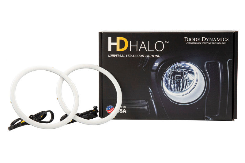Diode Dynamics Halo Lights LED 130mm - Red (Pair) Secondary image