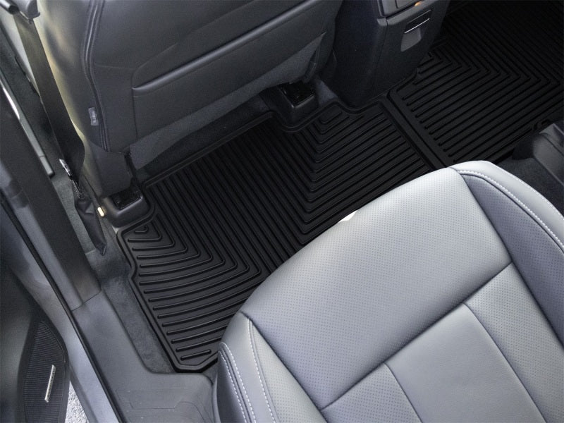 WeatherTech 19-26 Subaru Ascent 2nd Row Rear All-Weather Floor Mats - Black Secondary image