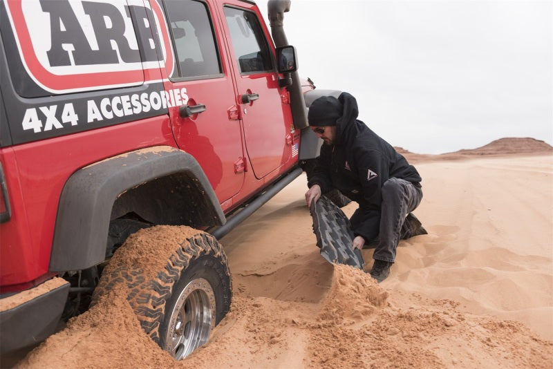 ARB Tred Pro Red in action for offroad vehicle recovery