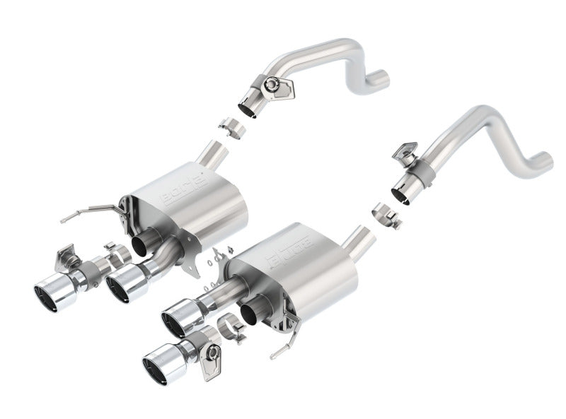 Borla 14-15 Chevy Corvette C7 6.2L RWD w/AFM &NPP S-Type Exhaust System Main image