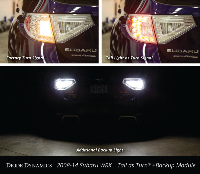 Diode Dynamics 08-14 Subaru WRX/STi Hatchback Tail as Turn +Backup Module (USDM) Stage 1 Secondary image